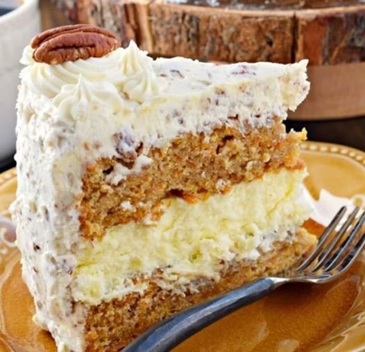 -Carrot Cake Cheesecake : - Delish Grandma's Recipes