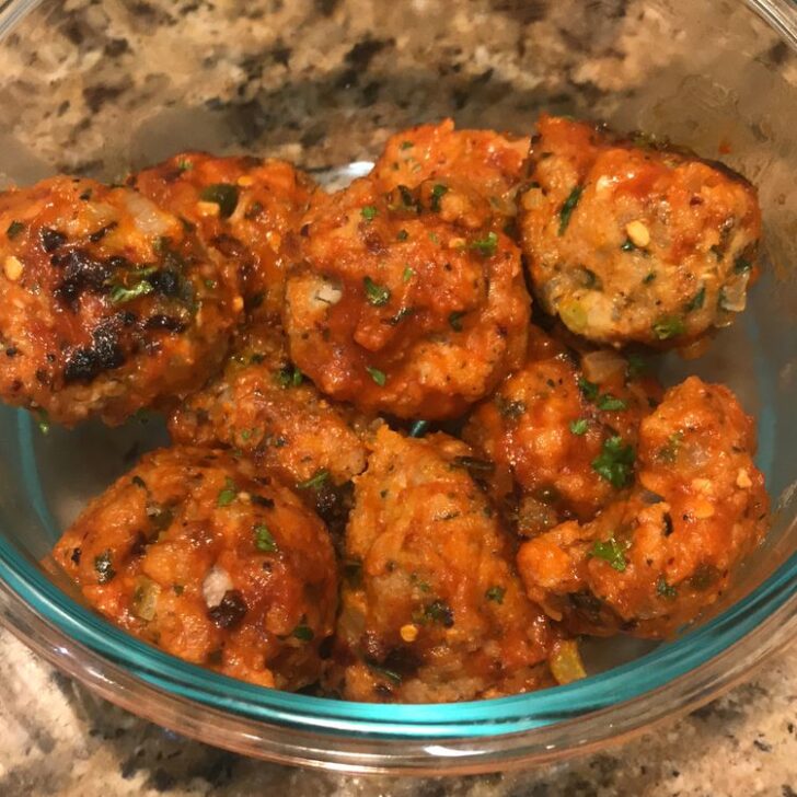 HONEYSRIRACHA TURKEY MEATBALLS Delish Grandma's Recipes