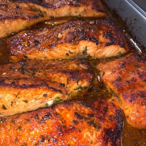 Cajun Honey Butter Salmon - Delish Grandma's Recipes