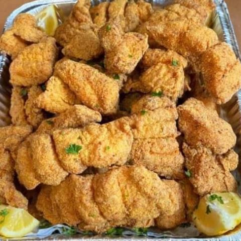 -Golden Fried Catfish :