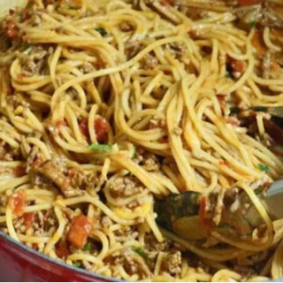 INCREDIBLE TACO SPAGHETTI RECIPE