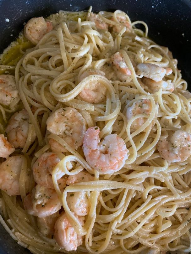 GARLIC BUTTER SHRIMP SCAMPI - Delish Grandma's Recipes