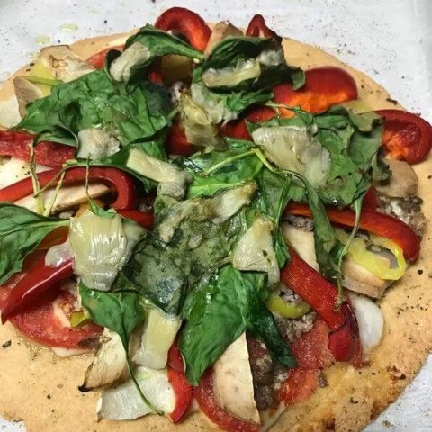 Low Carb Almond Flour Pizza Crust