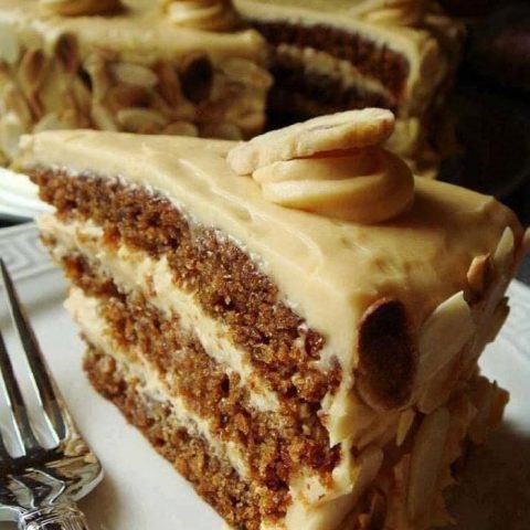 Old Fashioned Butterscotch Cake - My Country Table