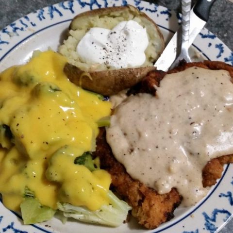 Chicken Fried Steak And Cream Gravy