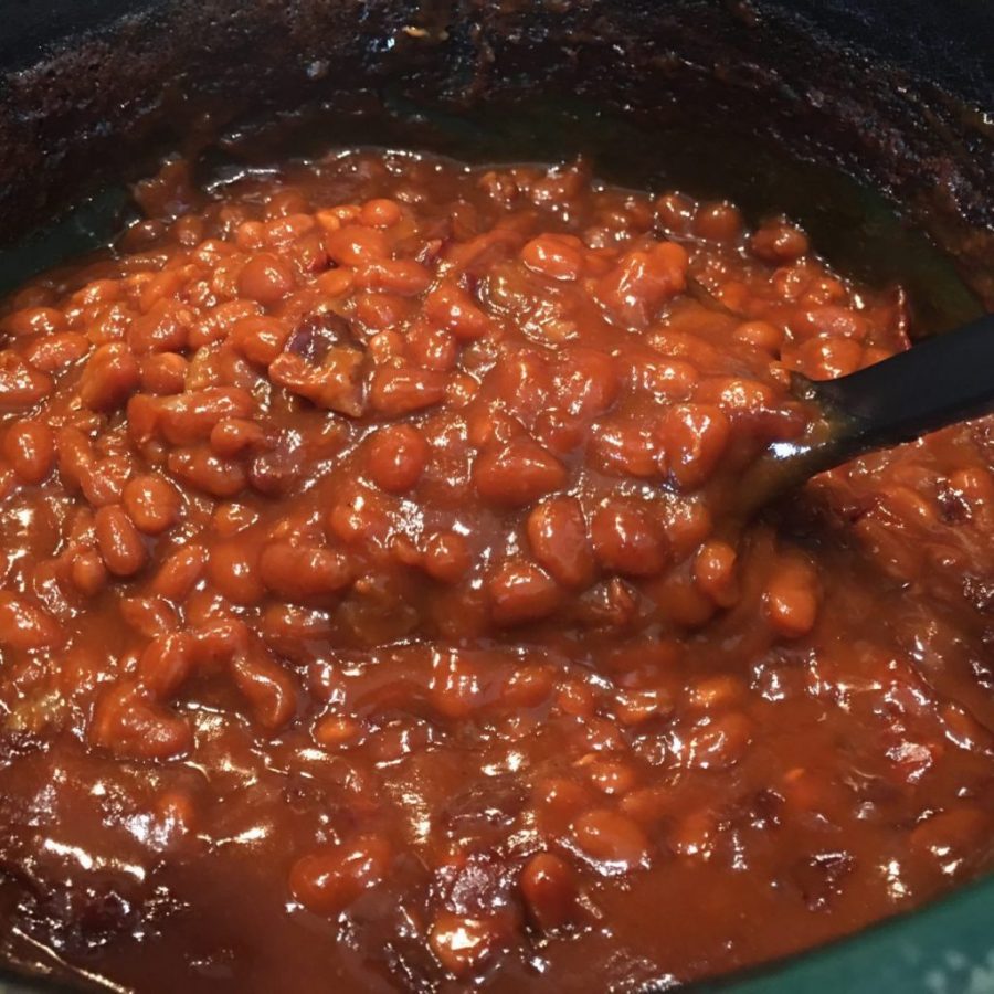 Bourbon and Dr. Pepper Baked Beans Delish Grandma's Recipes
