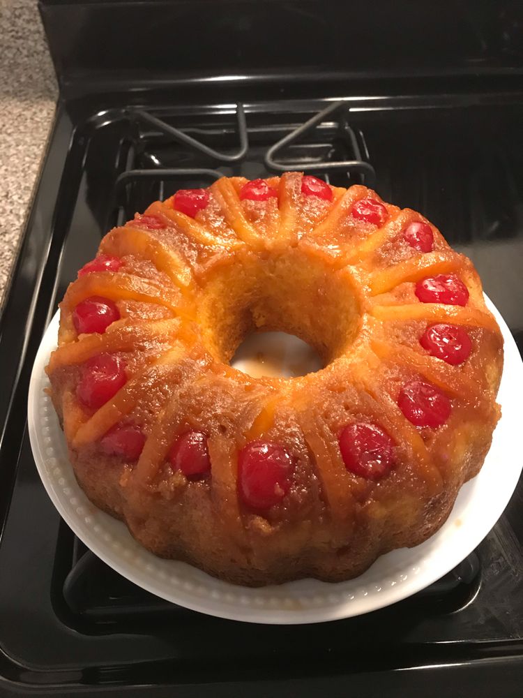 Pineapple Upside Down Bundt Cake Delish Grandmas Recipes