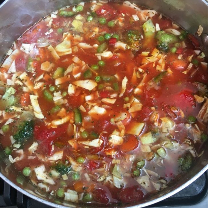 Easy Homemade Vegetable Soup - Delish Grandma's Recipes