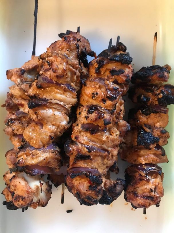 MIDDLE EASTERNSTYLE GRILLED CHICKEN KABOBS Delish Grandma's Recipes