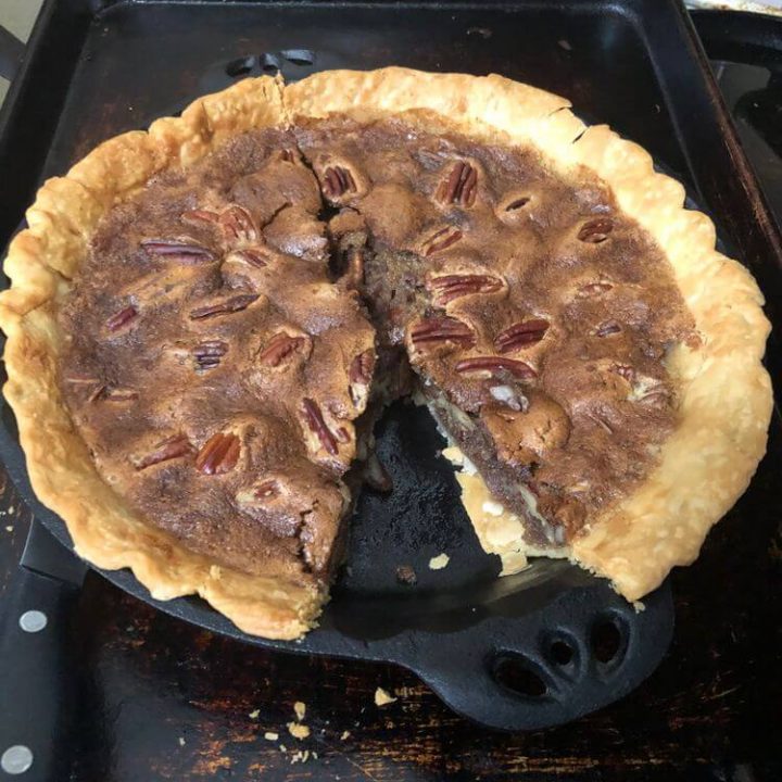 PIONEER PECAN PIE (NO CORN SYRUP)