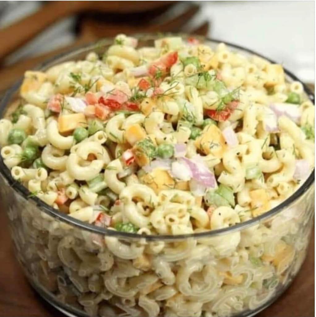 Macaroni Salad Delish Grandmas Recipes 