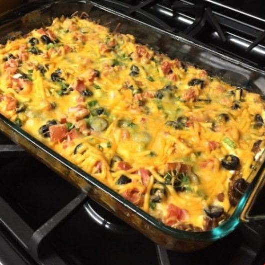 Easy Mexican Casserole - Delish Grandma's Recipes