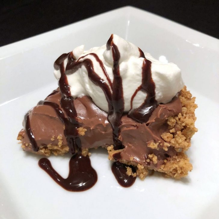 EASY CHOCOLATE CHEESECAKE PEANUT BUTTER PIE