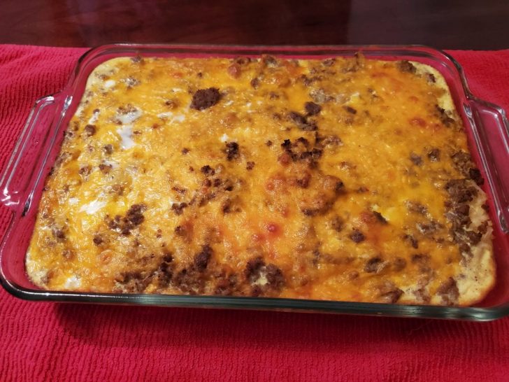 Make Ahead Sausage Hashbrown Breakfast Casserole Delish Grandmas Recipes 