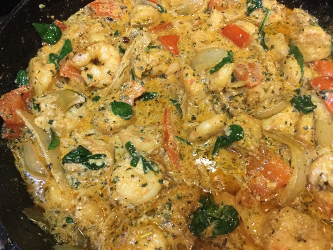 CREAMY GARLIC BUTTER TUSCAN SHRIMP