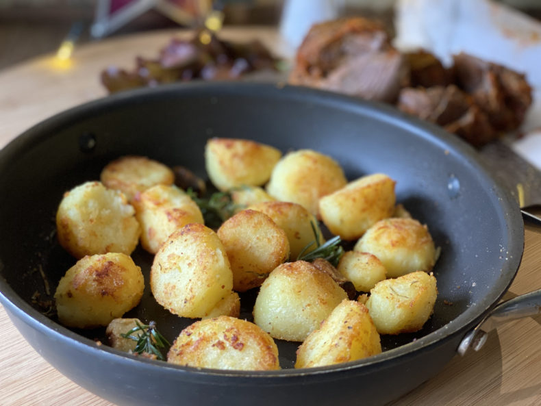 Rosemary and Garlic Duck Fat Potatoes