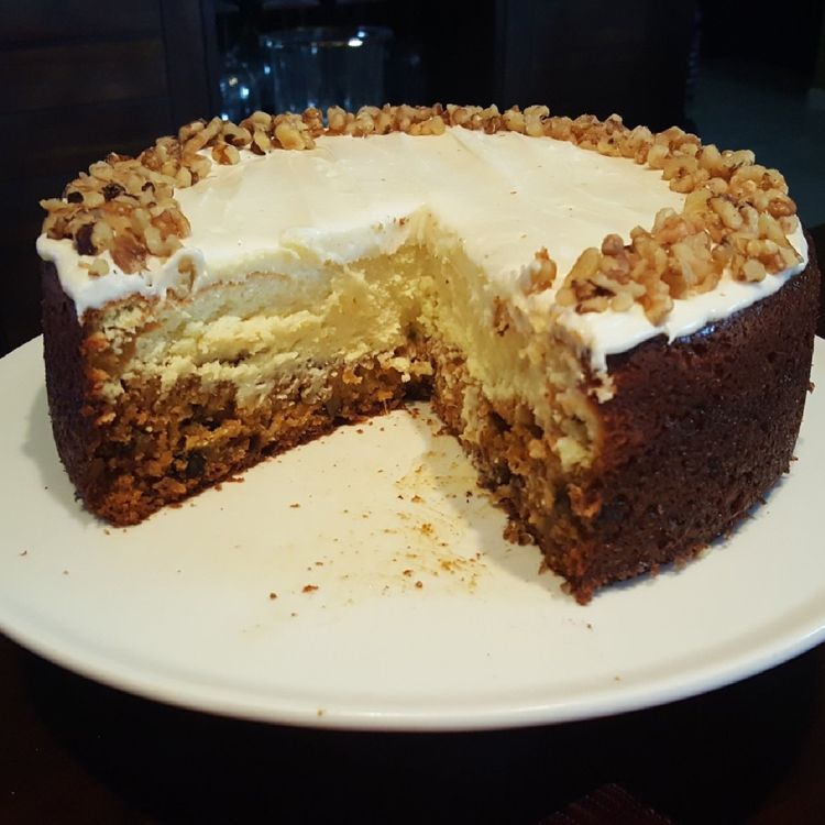 Carrot Cake Cheesecake - Homemade In The Kitchen