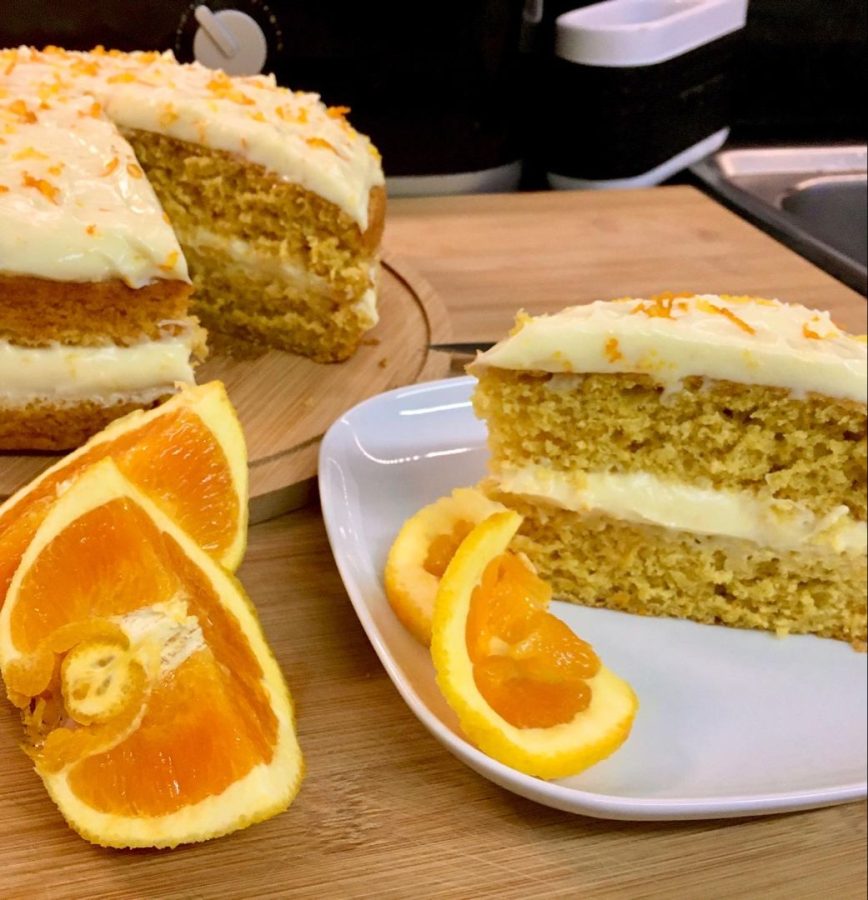 GLAZED CREAM CHEESE ORANGE LOAF - Delish Grandma's Recipes