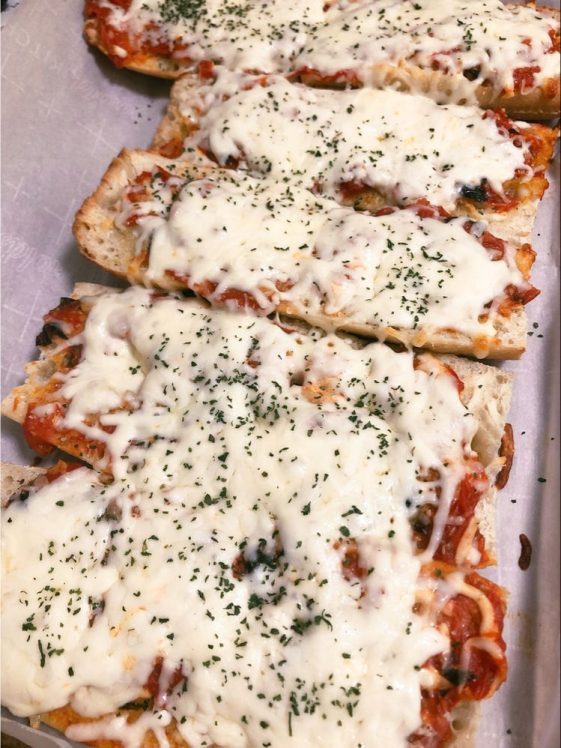 The Best French Bread Pizza Recipe Delish Grandmas Recipes 9487