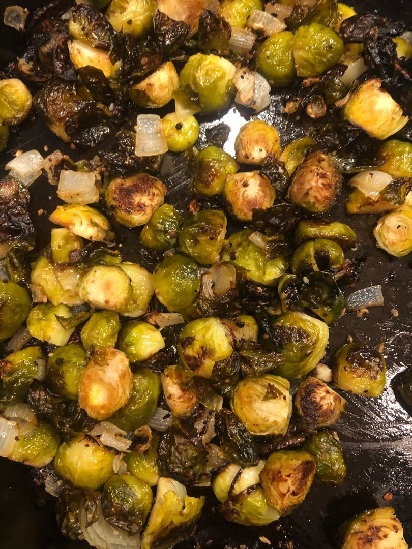 ROASTED BRUSSELS SPROUTS