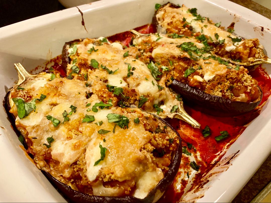 STUFFED EGGPLANT PARM