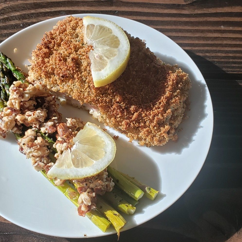 PANKO CRUSTED SALMON