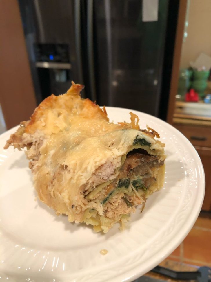 WHOLE CLOVE GARLIC CHICKEN LASAGNA Delish Grandma's Recipes