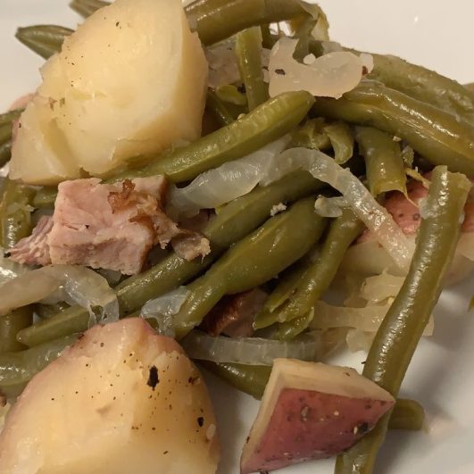 Instant Pot Ham Green Beans And Potatoes Delish Grandma S Recipes