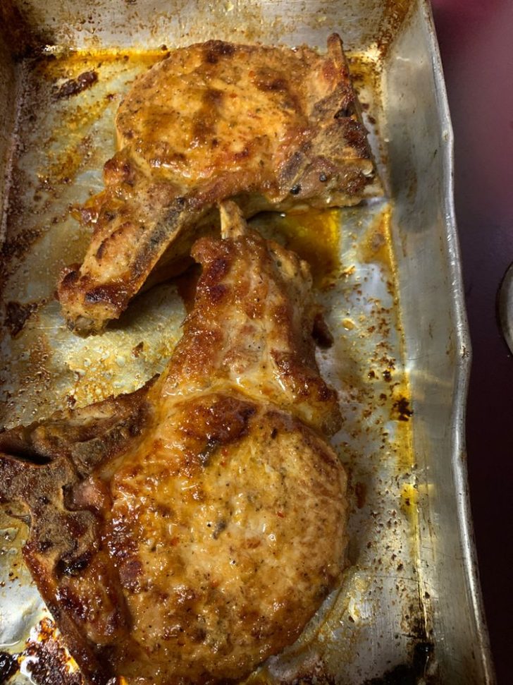 HONEY GARLIC BAKED PORK CHOPS Delish Grandma's Recipes