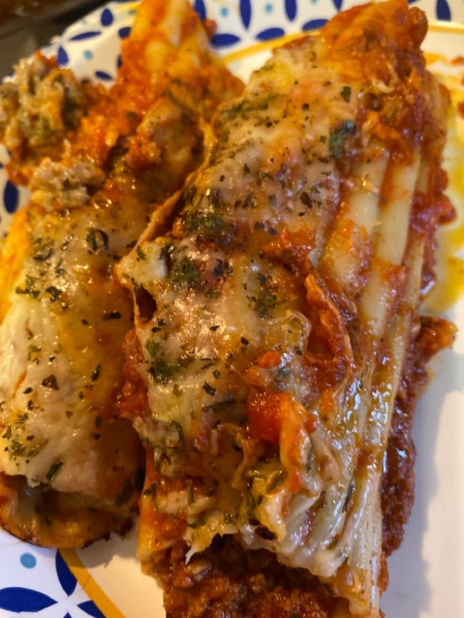 ITALIAN SAUSAGE & CHEESE BAKED MANICOTTI Delish Grandma's Recipes