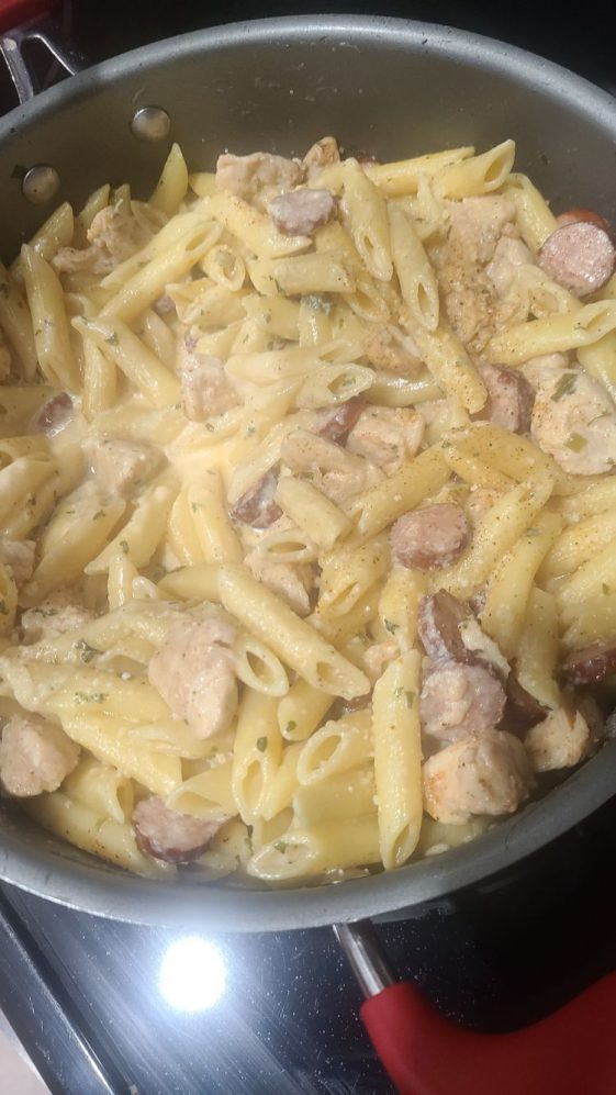 ONE POT CAJUN CHICKEN ALFREDO Delish Grandma's Recipes