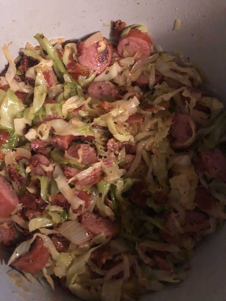 KETO SOUTHERN FRIED CABBAGE RECIPE WITH BACON