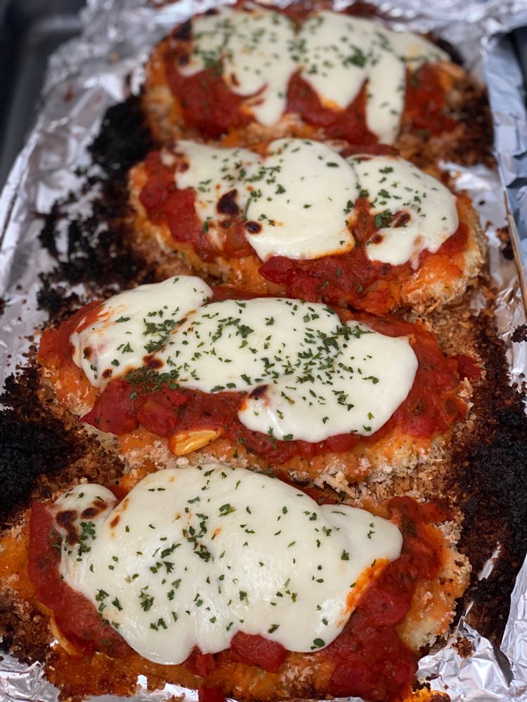OVEN BAKED CHICKEN PARMESAN