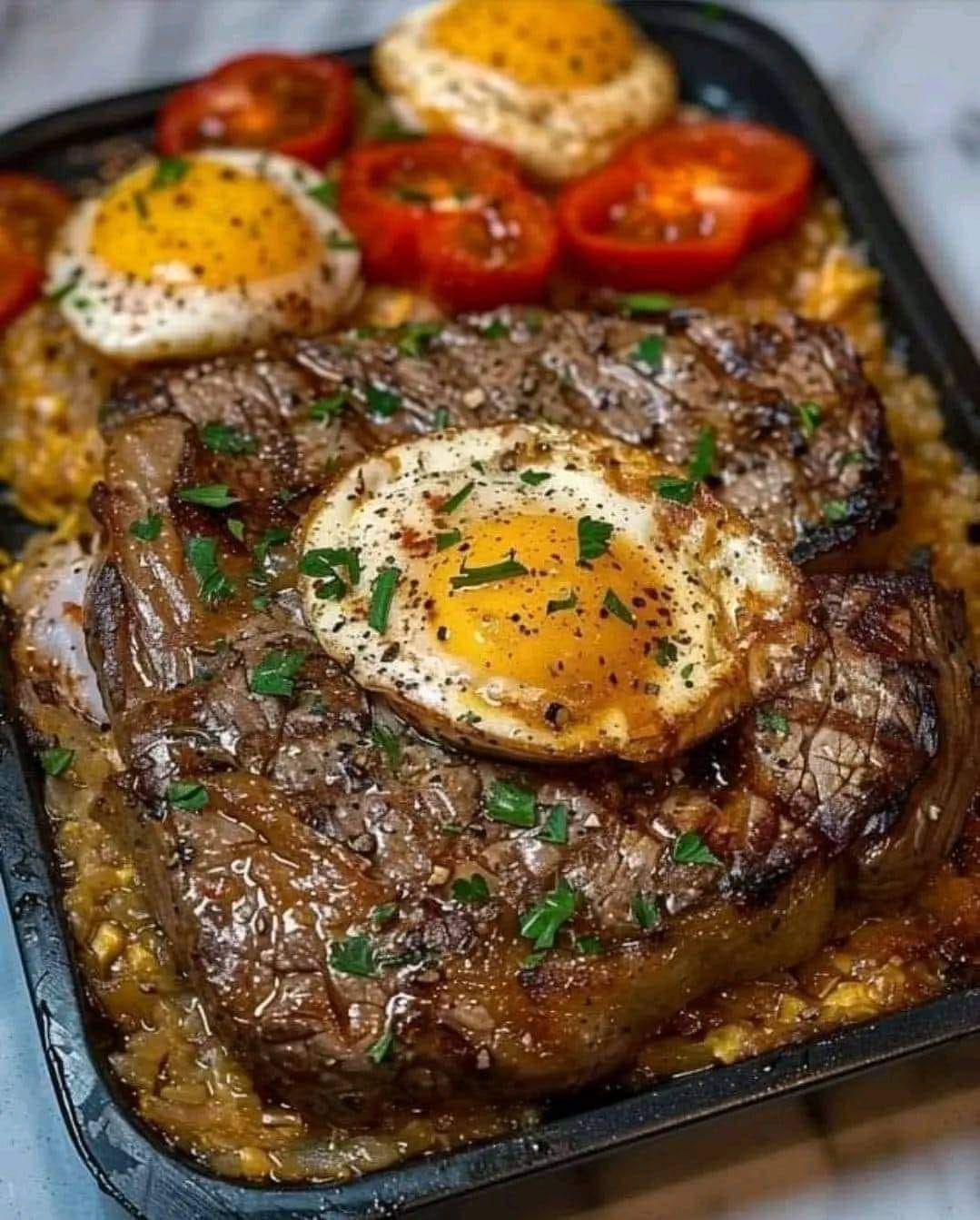 Classic Steak and Eggs