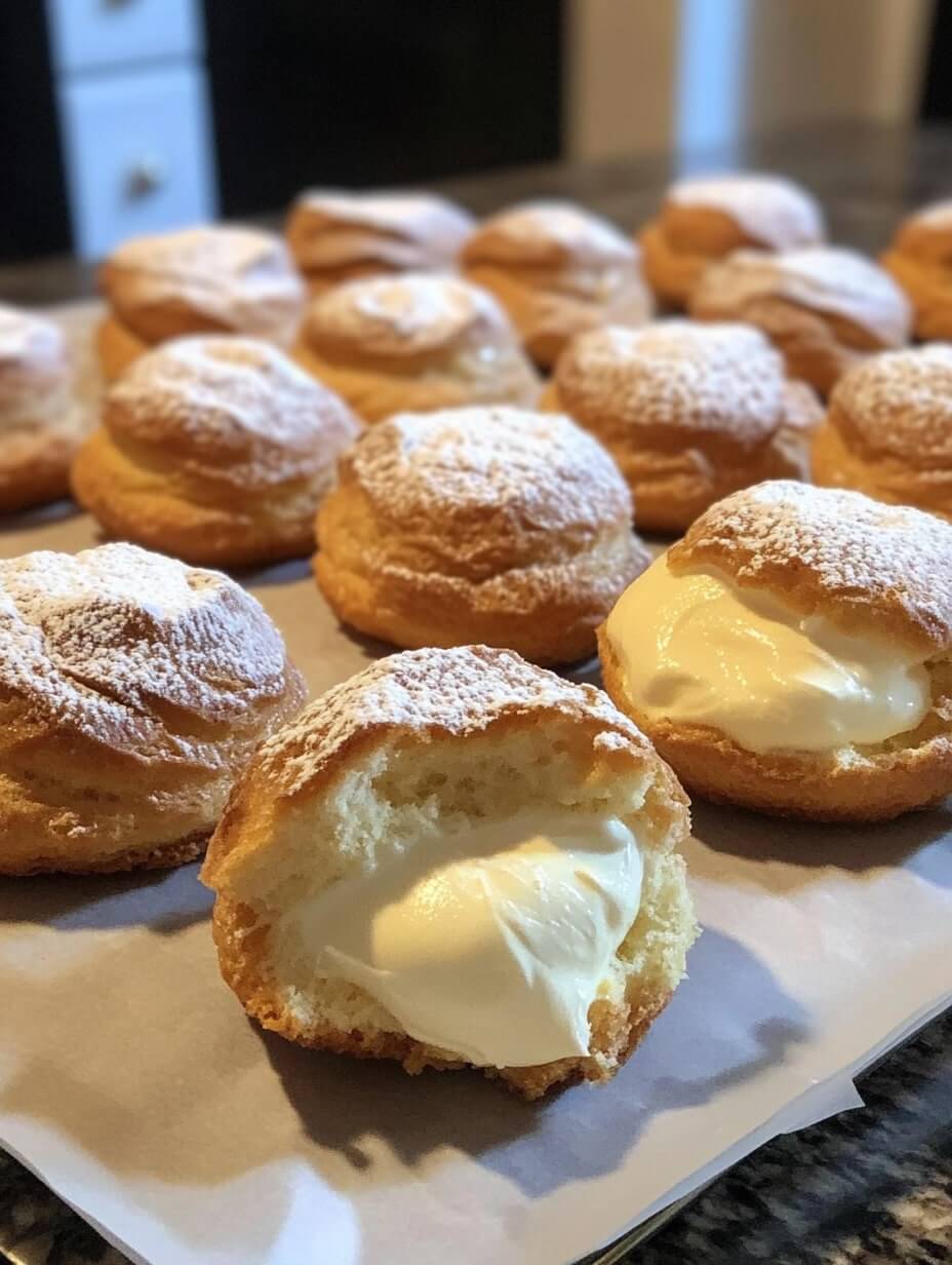 MOM’S FAMOUS CREAM PUFFS