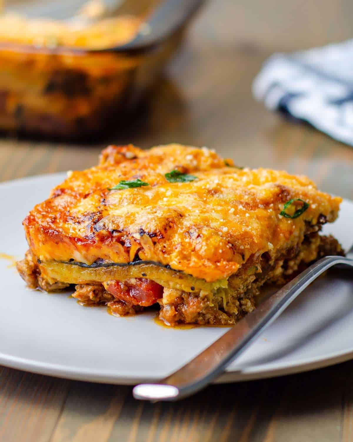 Keto Zucchini No Noodle Lasagna